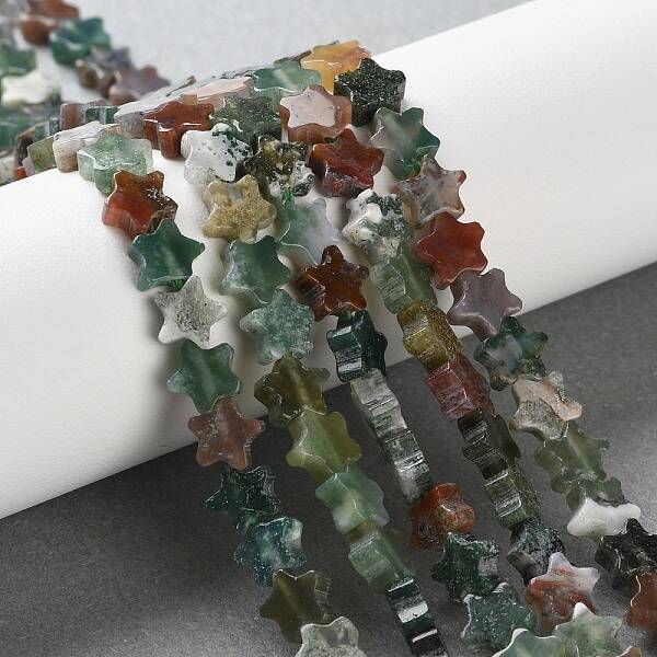 Natural Indian Agate Beads Strands