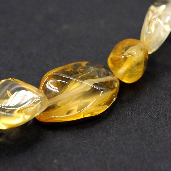 Natural Citrine Bead Strands