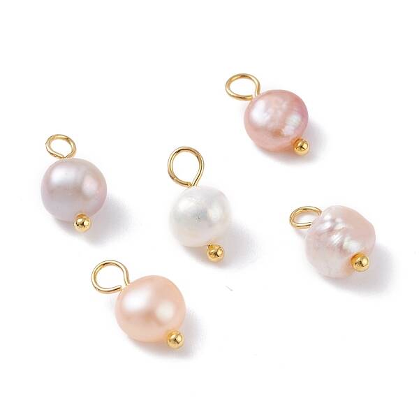 Natural Cultured Freshwater Pearl Charms
