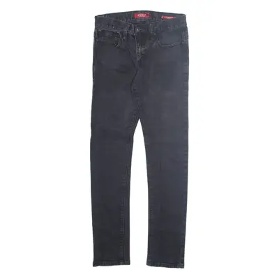 GUESS Mens Jeans Black Slim Skinny W29 L31