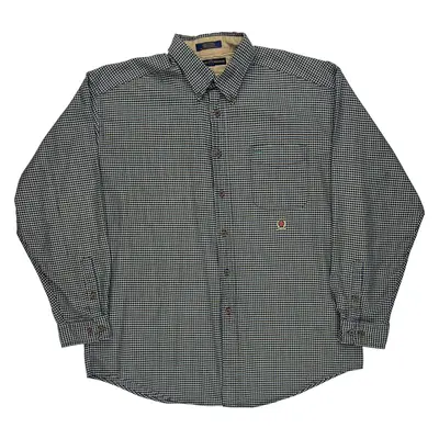 Tommy Hilfiger Checked Shirt - XL Navy Cotton