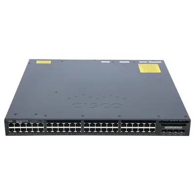 WS-C3650-48TQ-E Cisco WS-C3650-48TQ 48-Port + 4-Port SFP+ L3 Switch