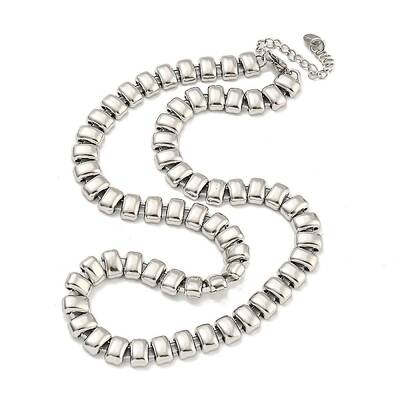 Non-Tarnish 304 Stainless Steel Rectangle Link Chain Necklaces