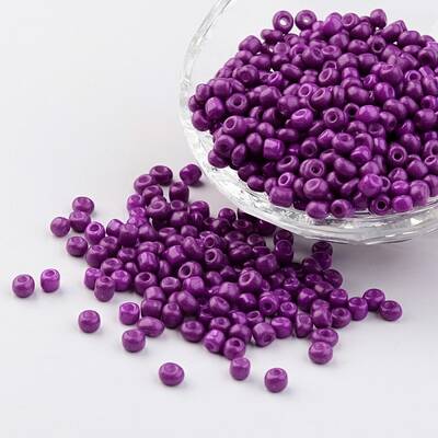 6/0 Baking Paint Glass Seed Beads