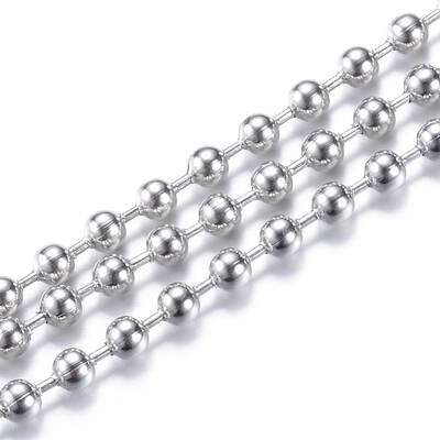 Tarnish Resistant 304 Stainless Steel Ball Chains
