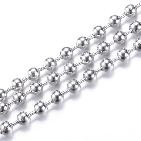 Tarnish Resistant 304 Stainless Steel Ball Chains