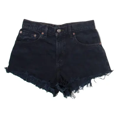 LEVI'S Womens Denim Shorts Black S W28