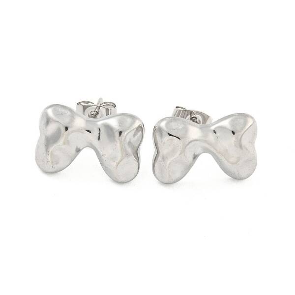 Non-Tarnish Bowknot 304 Stainless Steel Ear Studs