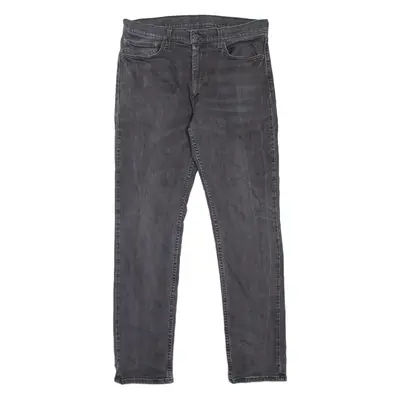 LEVI'S 511 Jeans Mens Black Slim Straight W36 L32