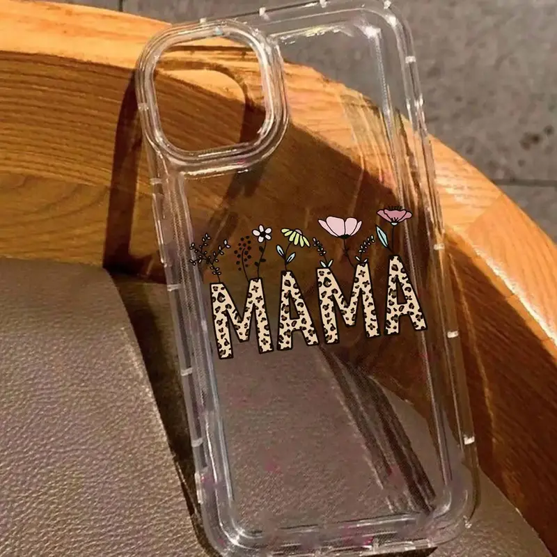 Leopard-print Letter Pattern Phone Case, Anti-drop Cellphone Protective Case, All-inclusive Mobile Phone Cover for iPhone 11 ...