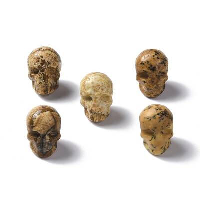 Natural Picture Jasper Beads