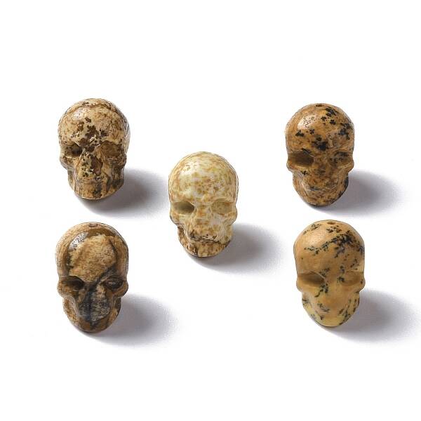 Natural Picture Jasper Beads