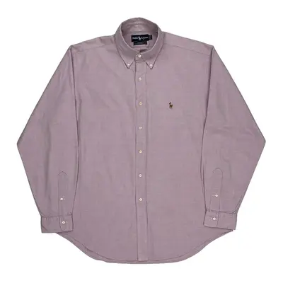 Yarmouth Ralph Lauren Shirt - Large Pink Cotton