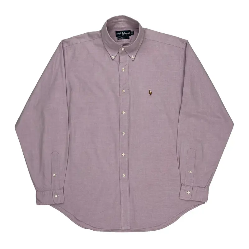 Yarmouth Ralph Lauren Shirt - Large Pink Cotton