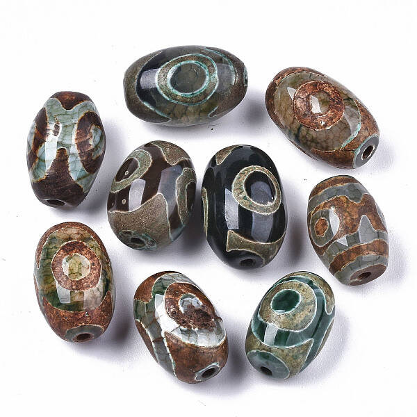Tibetan Style dZi Beads