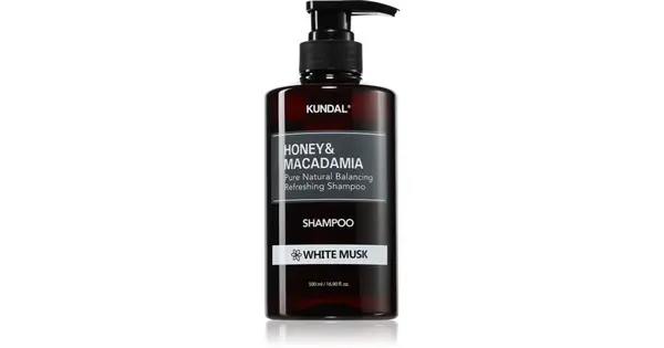 KUNDAL honey and white musk of macadamia shampoo naturale for damaged and dry hair 500 ml