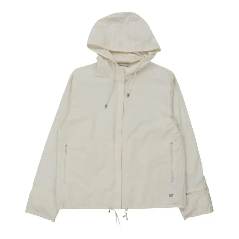 Tommy Hilfiger Jacket - Large White Nylon