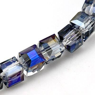 Electorplated Glass Beads