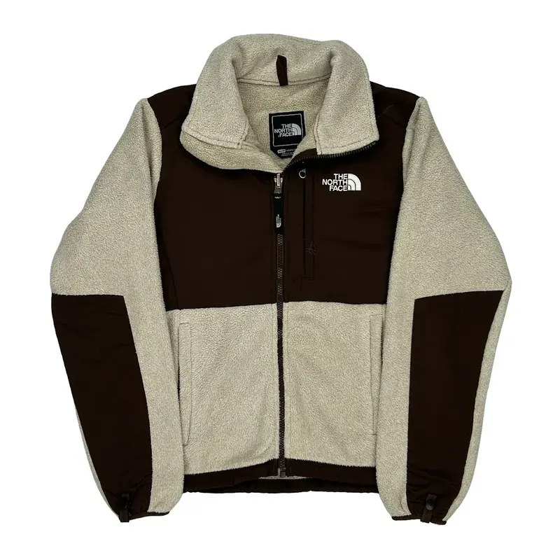 The North Face Fleece Jacket - XS Brown Polyester