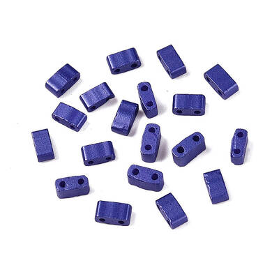 2-Hole Baking Paint Glass Seed Beads