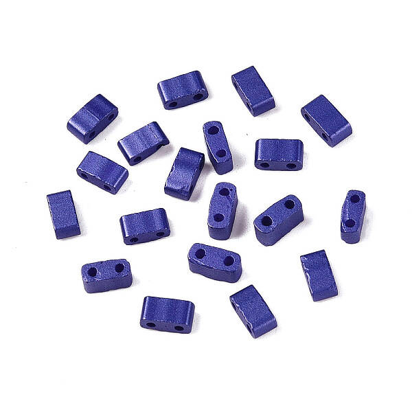 2-Hole Baking Paint Glass Seed Beads