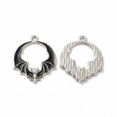 Rack Plating Alloy Enamel Pendants