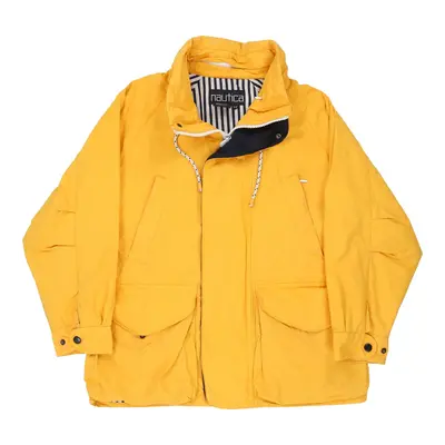 Nautica Jacket - Small Yellow Nylon Blend
