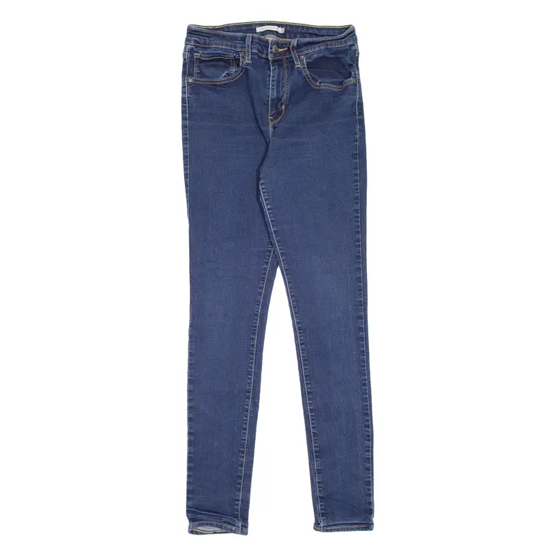LEVI'S 721 High Rise Womens Jeans Blue Slim Skinny W27 L32