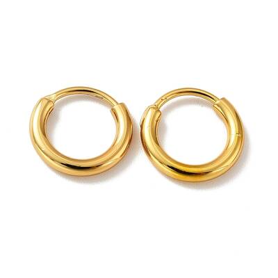 PVD Vacuum Plating 201 Stainless Steel Huggie Hoop Earrings