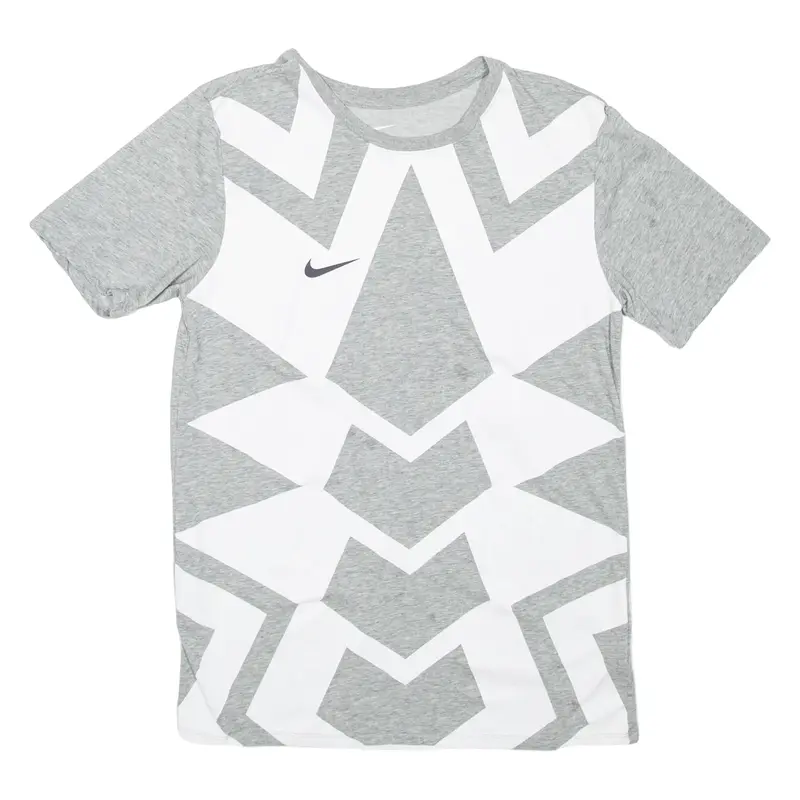NIKE Athletic Cut Mens T-Shirt Grey S