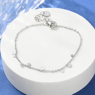304 Stainless Steel Cable Chain Bracelets for Women
