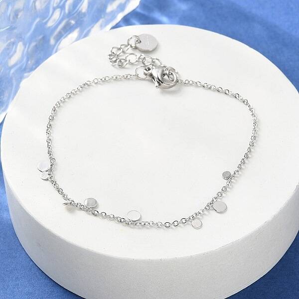 304 Stainless Steel Cable Chain Bracelets for Women