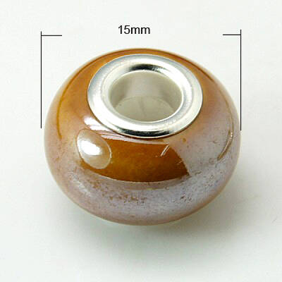 Handmade Porcelain European Beads