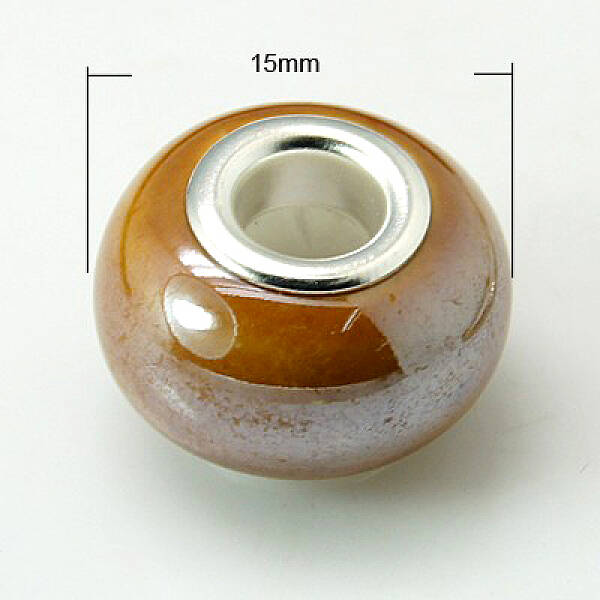Handmade Porcelain European Beads