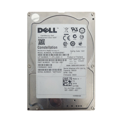 J770N Dell 500GB 3Gb/s SATA 7200 2.5-Inch Hard Drive