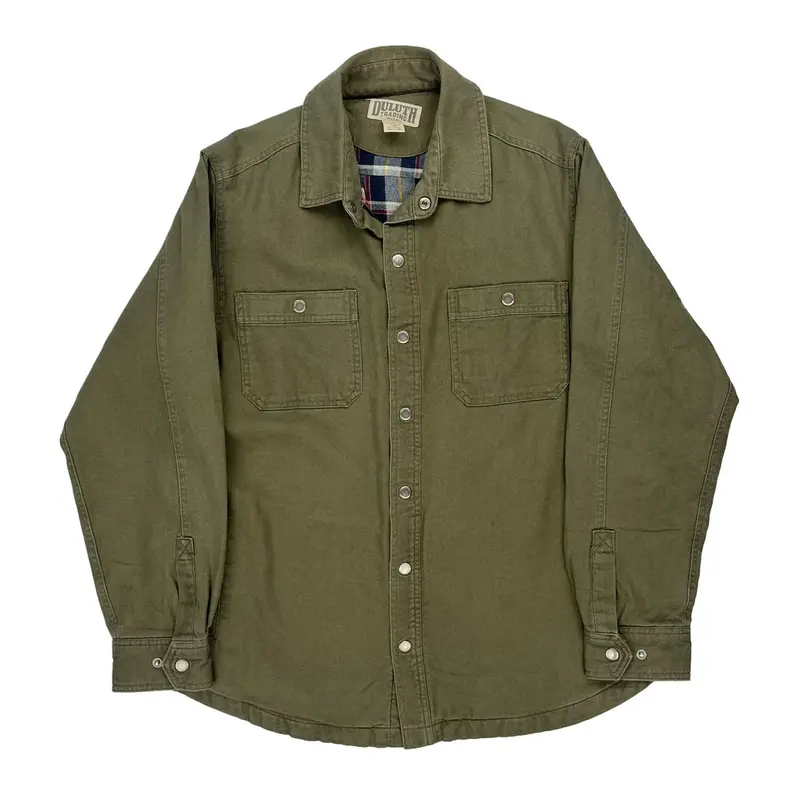 Duluth Shirt - Medium Green Cotton