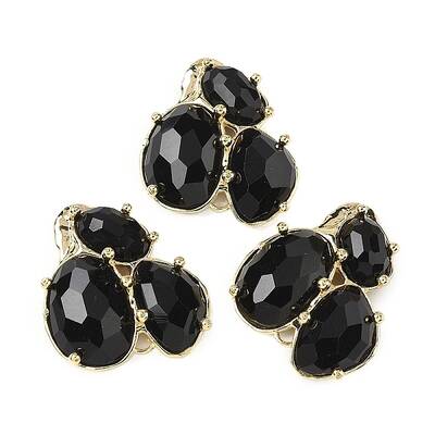 Natural Obsidian Links connectors
