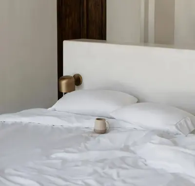 CleanBamboo® Signature Sateen Duvet Cover | Color: Almond | Size: King/Cal King