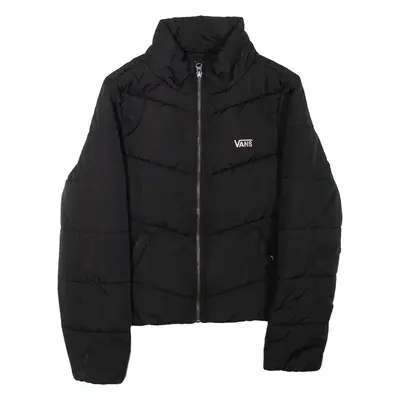 VANS Girls Puffer Jacket Black XL