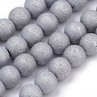 Electroplate Glass Bead Strands