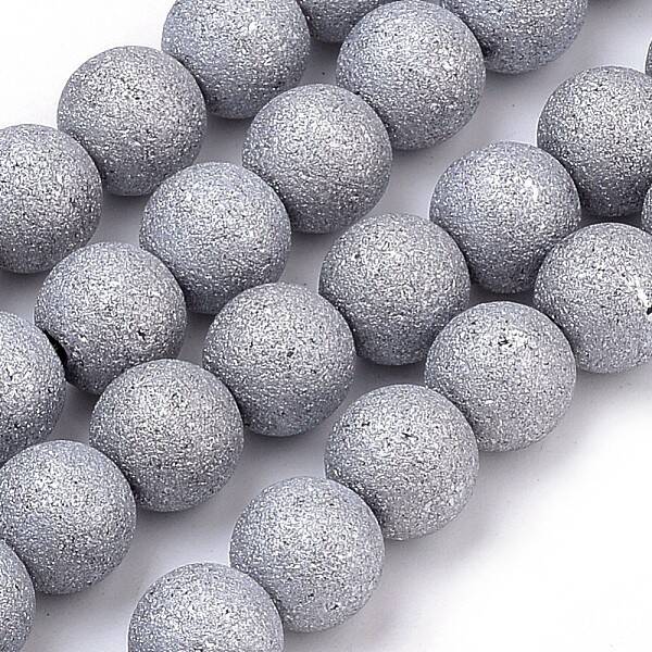 Electroplate Glass Bead Strands