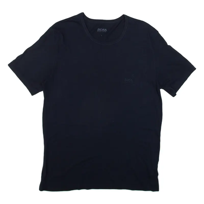 HUGO BOSS Mens T-Shirt Blue L