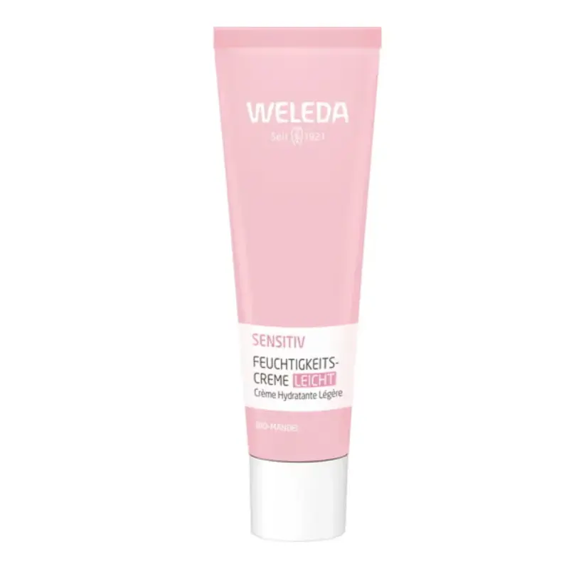 Weleda Sensitiv - Light Moisturizing Cream With Almonds, 30 Ml