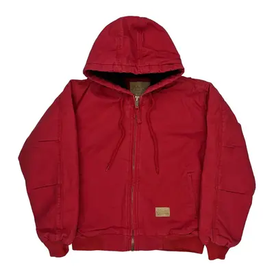 Field N Forest Jacket - Small Red Cotton Blend