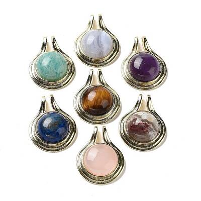 Natural Mixed Stone Pendants