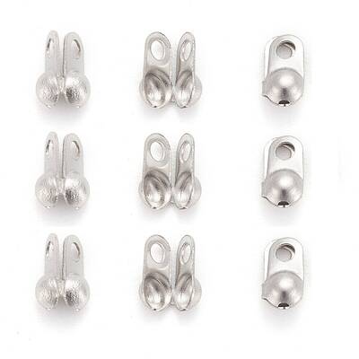Tarnish Resistant 304 Stainless Steel Bead Tips