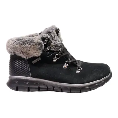 SKECHERS Snow Boots Black Synthetic Womens UK 4.5