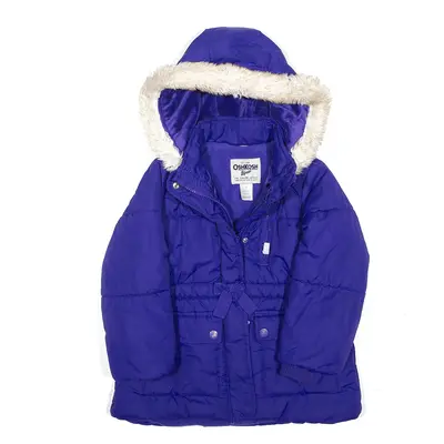 OSH KOSH Puffer Jacket Purple Girls 5 Years