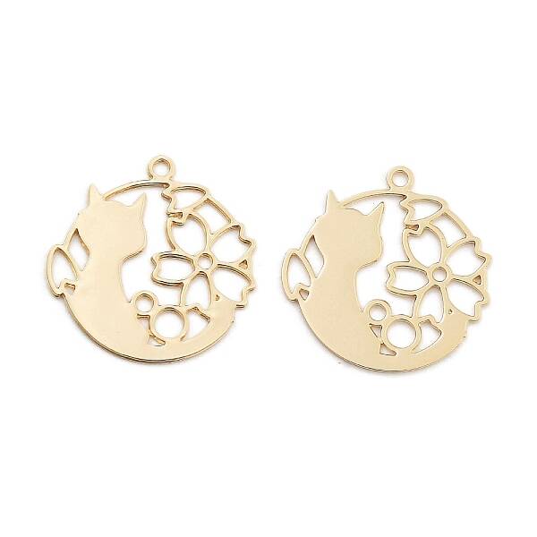 Long-Lasting Plated Brass Pendants
