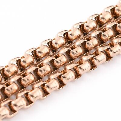 Ion Plating(IP) 304 Stainless Steel Box Chains